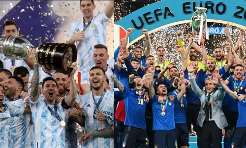 ഇറ്റലിയും അർജന്റീനയും നേർക്കുനേർ?  ത്രില്ലടിപ്പിക്കാൻ സൂപ്പർകപ്പ് വരുന്നു