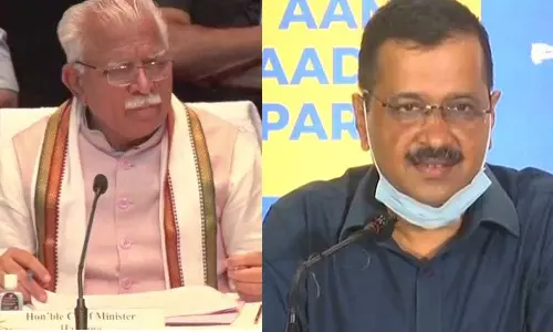 ഭരിക്കാൻ അറിയില്ലെങ്കിൽ ഡൽഹിയെ ഇങ്ങോട്ട് തന്നേക്ക്: കെജരിവാളിനോട് ഹരിയാന മുഖ്യമന്ത്രി ഭരിക്കാൻ അറിയില്ലെങ്കിൽ ഡൽഹിയെ ഇങ്ങോട്ട് തന്നേക്ക്: കെജരിവാളിനോട് ഹരിയാന മുഖ്യമന്ത്രി