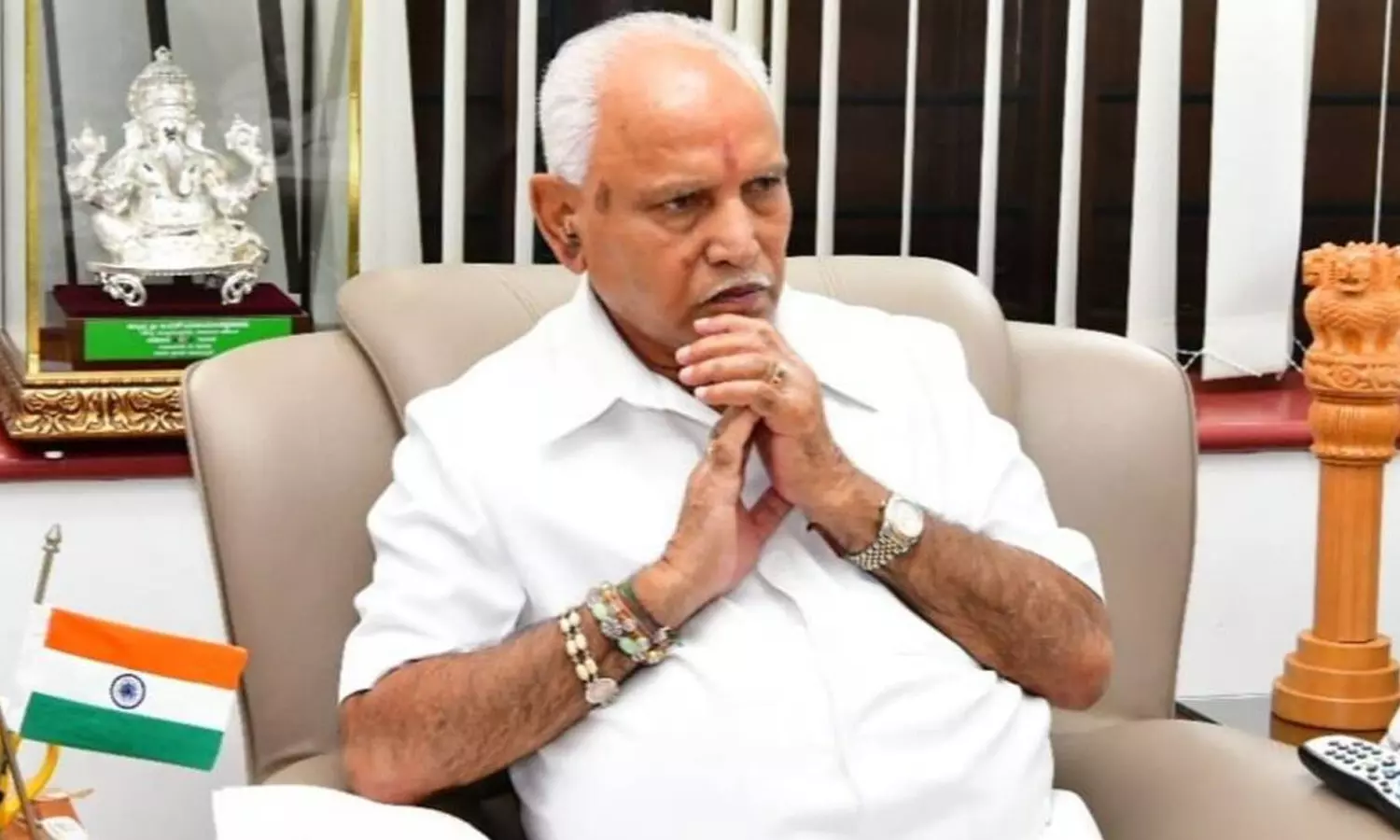 കര്ണാടക മുഖ്യമന്ത്രി സ്ഥാനം രാജിവെക്കുമെന്ന സൂചന നല്കി യെദിയൂരപ്പ കര്ണാടക മുഖ്യമന്ത്രി സ്ഥാനം രാജിവെക്കുമെന്ന സൂചന നല്കി യെദിയൂരപ്പ