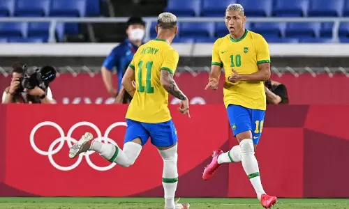 രണ്ടിനെതിരെ നാല് ഗോളുകള്ക്ക് ജര്മനിയെ തകര്ത്തു; ടോക്യോയില് ബ്രസീലിന് വിജയത്തുടക്കം രണ്ടിനെതിരെ നാല് ഗോളുകള്ക്ക് ജര്മനിയെ തകര്ത്തു; ടോക്യോയില് ബ്രസീലിന് വിജയത്തുടക്കം