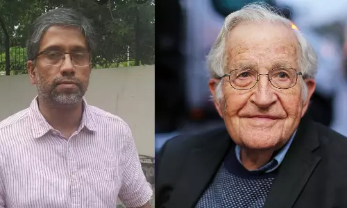 ഹാനി ബാബുവിന്റെ അറസ്റ്റ് മോദി സർക്കാരിന്റെ ആവിഷ്‌ക്കാര സ്വാതന്ത്ര്യ വേട്ടയുടെ ഉദാഹരണം: നോം ചോംസ്കി