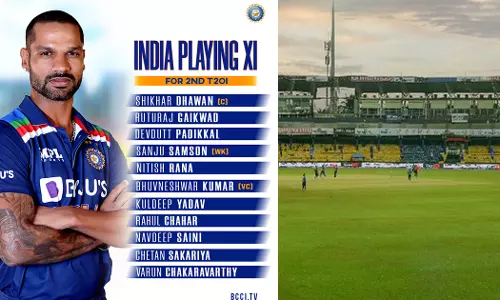 ദേവ്ദത്ത് പടിക്കലടക്കം നാല് പേര്‍ക്ക് അരങ്ങേറ്റം;   ആദ്യ ബാറ്റിങ് ഇന്ത്യക്ക്