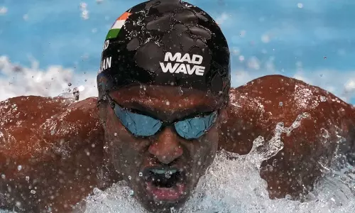 100 മീറ്റർ ബട്ടർ ഫ്‌ളൈ: സജൻ പ്രകാശ് സെമി കാണാതെ പുറത്ത്