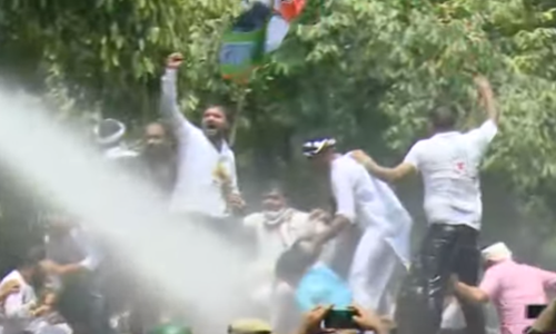 പെഗാസസ്; യൂത്ത് കോണ്‍ഗ്രസിന്‍റെ പാര്‍ലമെന്‍റ് മാര്‍ച്ചില്‍ സംഘര്‍ഷം