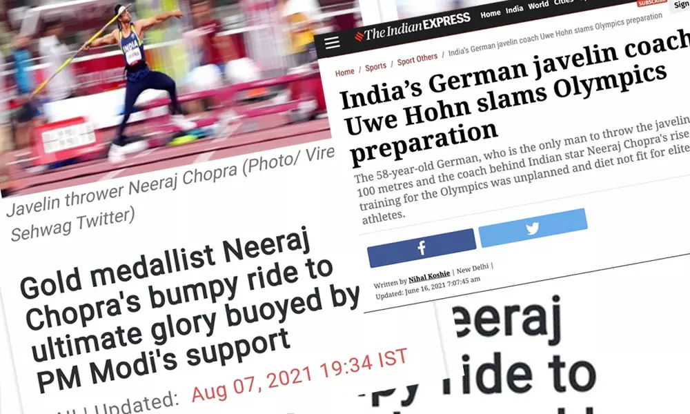 നീരജിന്റെ വിജയയാത്ര മോദിയുടെ പിന്തുണയിലെന്ന് എ.എൻ.ഐ; യാഥാർത്ഥ്യം ഇതാണ്