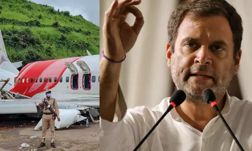 കരിപ്പൂർ വിമാനാപകടം: ഇരകൾക്ക് അർഹമായ സഹായം നൽകാത്തത് നീതി നിഷേധമാണെന്ന് രാഹുല് ഗാന്ധി കരിപ്പൂർ വിമാനാപകടം: ഇരകൾക്ക് അർഹമായ സഹായം നൽകാത്തത് നീതി നിഷേധമാണെന്ന് രാഹുല് ഗാന്ധി