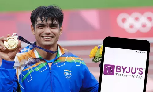 നീരജ് ചോപ്രയ്ക്ക് രണ്ടു കോടി പാരിതോഷികം പ്രഖ്യാപിച്ച് ബൈജൂസ്, മറ്റു വ്യക്തിഗത ജേതാക്കൾക്ക് ഒരു കോടി