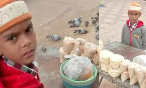 ക്യാന്‍സര്‍ ബാധിതയായ സഹോദരിക്കു വേണ്ടി പക്ഷിത്തീറ്റ വില്‍ക്കുന്ന പത്തുവയസുകാരന്‍