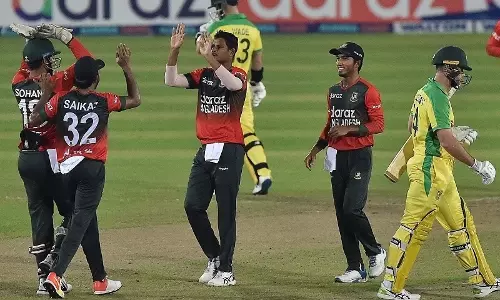 ഓസ്‌ട്രേലിയയ്ക്കിതെന്തു പറ്റി! ടി20യില്‍ ടീമിന്റെ കുറഞ്ഞ സ്‌കോര്‍; ബംഗ്ലാദേശിനോട് പരമ്പരത്തോല്‍വി