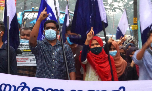 ഫ്രറ്റേണിറ്റി മൂവ്മെന്‍റ് നടത്തിയ കലക്ട്രേറ്റ് മാര്‍ച്ചില്‍ സംഘര്‍ഷം; നിരവധി പേര്‍ക്ക് പരിക്ക്