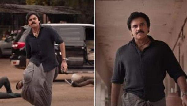 മുണ്ട് മടക്കിക്കുത്തി തെലുങ്കിന്‍റെ മുണ്ടൂര്‍ മാടന്‍; പവന്‍ കല്യാണിന്‍റെ മാസ് ക്യാരക്ടര്‍ വീഡിയോ വൈറല്‍