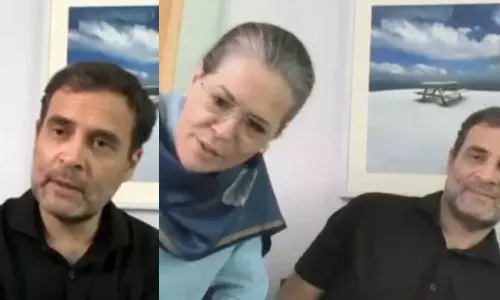 ഹലോ ചിൽഡ്രൻ... രാഹുലിന്റെ ലൈവിനിടെ മലപ്പുറത്തെ കുട്ടികളോട് സോണിയാ ഗാന്ധി