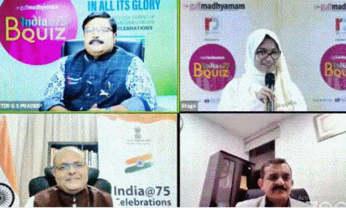 ഗൾഫ് മാധ്യമം ഇന്ത്യ@75 ബി ക്വിസ്; ഗ്രാൻ്റ് ഫിനാലെ സമാപിച്ചു