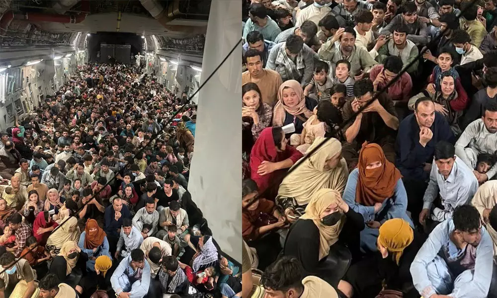 640 യാത്രക്കാരെ കുത്തിനിറച്ച് അഫ്ഗാനിൽനിന്ന് സി-17 ഗ്ലോബ്മാസ്റ്റർ പറന്നതെങ്ങനെ? 640 യാത്രക്കാരെ കുത്തിനിറച്ച് അഫ്ഗാനിൽനിന്ന് സി-17 ഗ്ലോബ്മാസ്റ്റർ പറന്നതെങ്ങനെ?