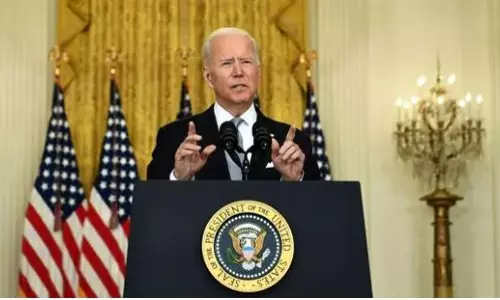 അഫ്ഗാനില് നിന്നുള്ള സേനാ പിന്മാറ്റത്തിലുറച്ച് നില്ക്കുന്നു; തീരുമാനത്തില് കുറ്റബോധമില്ലെന്ന് ബൈഡന് അഫ്ഗാനില് നിന്നുള്ള സേനാ പിന്മാറ്റത്തിലുറച്ച് നില്ക്കുന്നു; തീരുമാനത്തില് കുറ്റബോധമില്ലെന്ന് ബൈഡന്