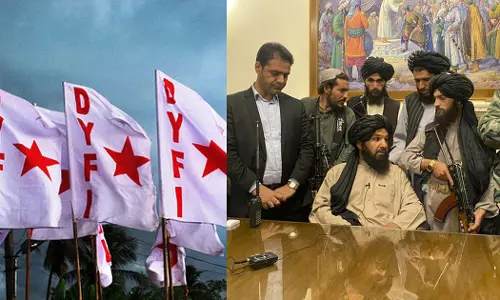 താലിബാൻ അമേരിക്കയുടെ ഉൽപന്നം, പൊരുതുന്ന അഫ്ഗാൻ ജനതക്ക് ഐക്യദാർഢ്യം; ഡി.വൈ.എഫ്.ഐ