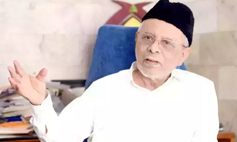 പാണക്കാട് ഹൈദരലി ശിഹാബ് തങ്ങള്‍ ആശുപത്രി വിട്ട് വീട്ടിലെത്തി; ആശംസകള്‍ അറിയിച്ച് രാഹുല്‍ ഗാന്ധി