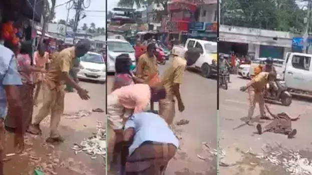 ആറ്റിങ്ങലില്‍ മത്സ്യം വലിച്ചെറിഞ്ഞ ജീവനക്കാര്‍ക്ക് സസ്പെന്‍ഷന്‍