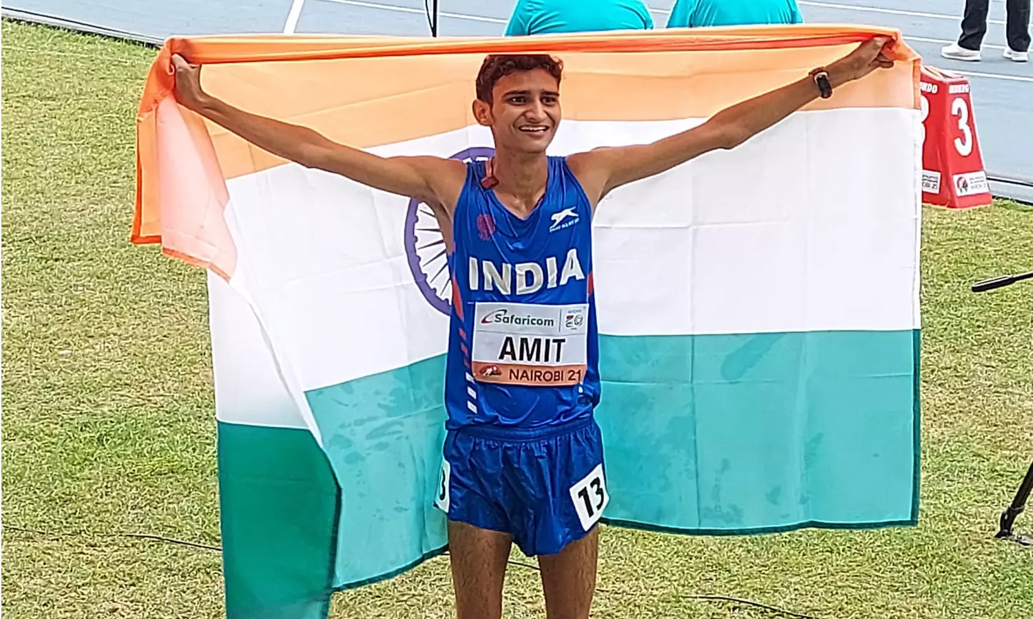 അണ്ടര്‍ 20 ലോക അത്‌ലറ്റിക്‌സ് ചാമ്പ്യന്‍ഷിപ്പില്‍ ഇന്ത്യയുടെ അമിത് ഖത്രിക്ക് വെള്ളി