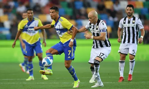 വാറില്‍ നഷ്ടപ്പെട്ട് റൊണാള്‍ഡോയുടെ ഗോള്‍; യുവന്റസിന് സമനിലയോടെ തുടക്കം