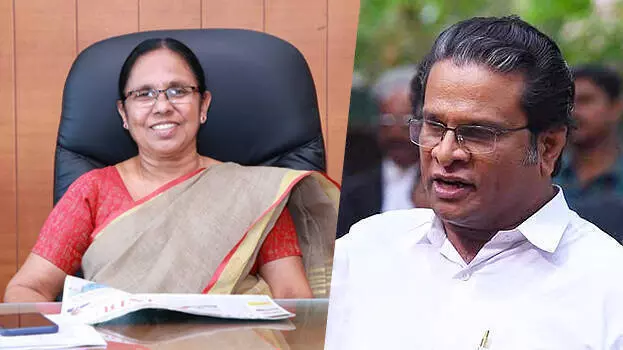 ടീച്ചർ, നമ്മുടെ സ്കൂളിനെ രക്ഷിക്കാൻ കുറച്ച് ദിവസത്തേക്കെങ്കിലും തിരിച്ചു വരുമോ; ശൈലജ ടീച്ചറെ തിരിച്ചുവിളിച്ച് ഹരീഷ് പേരടി