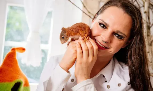 ഫോട്ടോഷൂട്ടിനിടെ പുള്ളിപ്പുലികളുടെ ആക്രമണം; മോഡലിന് പരിക്ക്