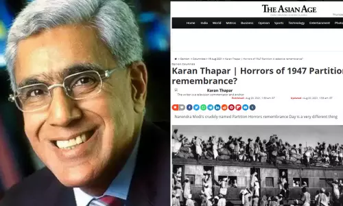 ജമ്മു മുസ്‌ലിംകൾക്കെതിരെയുള്ള അതിക്രമത്തെ കുറിച്ചെഴുതി; കരൺഥാപ്പറിന്റെ കോളം നിര്‍ത്തി ഏഷ്യൻ ഏജ്