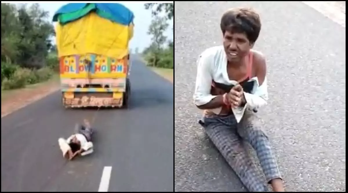 മോഷണം ആരോപിച്ച് ആൾക്കൂട്ട മർദനം; ലോറിയിൽ കെട്ടി റോഡിലൂടെ വലിച്ചിഴച്ചു; മധ്യപ്രദേശിൽ ആദിവാസി യുവാവിന് ദാരുണാന്ത്യം