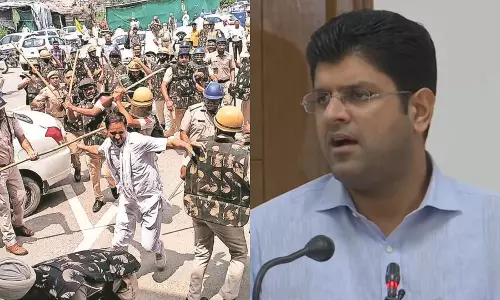 കര്‍ഷകരുടെ തല തല്ലിപ്പൊളിക്കണമെന്ന ആഹ്വാനം; ഉദ്യോഗസ്ഥനെതിരെ നടപടിയെന്ന് ഹരിയാന ഉപമുഖ്യമന്ത്രി