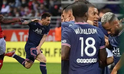 ഫ്രഞ്ച് ലീഗിൽ അരങ്ങേറ്റം കുറിച്ച് ലയണൽ മെസി: പിഎസ്ജിക്ക് ജയം