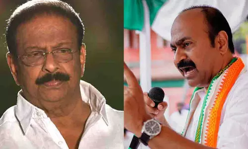 കെ സുധാകരനുമായി കൂടിക്കാഴ്ച നടത്തി പ്രതിപക്ഷ നേതാവ് വി.ഡി സതീശന്‍