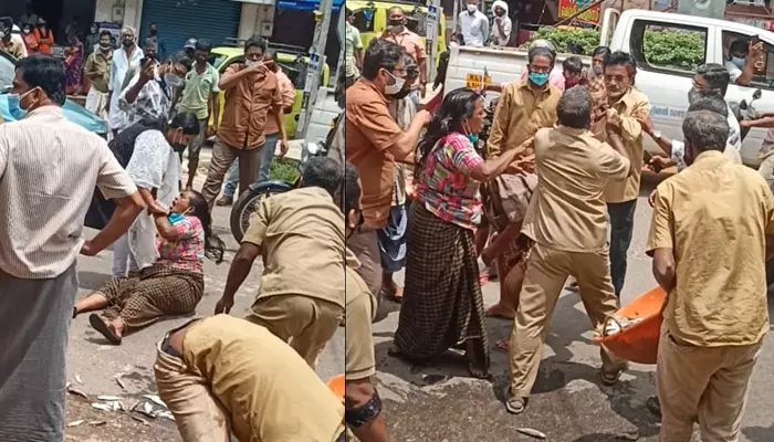 മത്സ്യത്തൊഴിലാളിയുടെ മീന് തട്ടിത്തെറിപ്പിച്ച സംഭവം; സസ്പെന്ഡ് ചെയ്ത ജീവനക്കാരെ തിരിച്ചെടുത്ത് ആറ്റിങ്ങല് നഗരസഭ മത്സ്യത്തൊഴിലാളിയുടെ മീന് തട്ടിത്തെറിപ്പിച്ച സംഭവം; സസ്പെന്ഡ് ചെയ്ത ജീവനക്കാരെ തിരിച്ചെടുത്ത് ആറ്റിങ്ങല് നഗരസഭ
