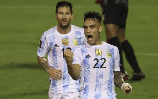 വെനസ്വേലയെ തകര്‍ത്ത് അര്‍ജന്‍റീന; ജയം 3-1ന്