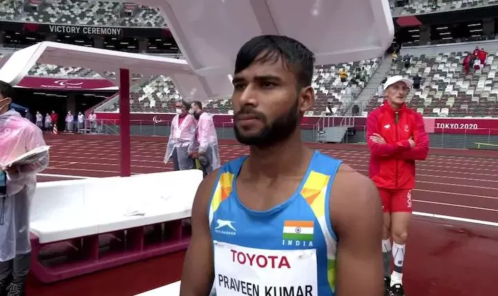 പാരാലിംപിക്സില് ഇന്ത്യയുടെ പ്രവീണ് കുമാറിന് വെള്ളി പാരാലിംപിക്സില് ഇന്ത്യയുടെ പ്രവീണ് കുമാറിന് വെള്ളി
