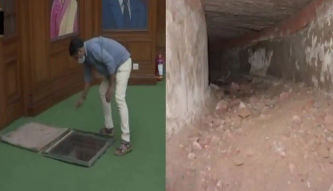 ഡല്‍ഹി നിയമസഭയ്ക്കുള്ളില്‍ ചെങ്കോട്ട വരെ നീളുന്ന തുരങ്കം കണ്ടെത്തി