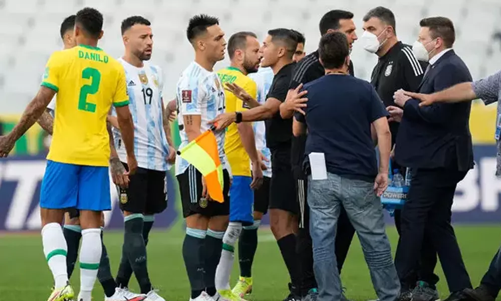 അർജന്റീന - ബ്രസീൽ മത്സരം ; പ്രതികരണവുമായി ഫിഫ അർജന്റീന - ബ്രസീൽ മത്സരം ; പ്രതികരണവുമായി ഫിഫ