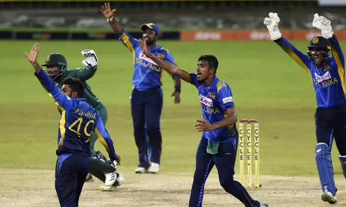 അരങ്ങേറ്റത്തിൽ ദക്ഷിണാഫ്രിക്കയെ കറക്കി വീഴ്ത്തി മഹേഷ് തീക്ഷ്ണ; ശ്രീലങ്കക്ക് പരമ്പര