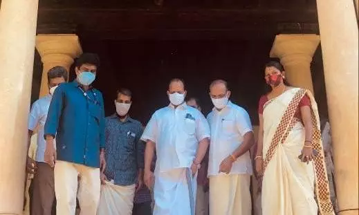 മന്ത്രി അഹമ്മദ് ദേവർകോവിൽ തക്കല പത്മനാഭപുരം കൊട്ടാരം സന്ദർശിച്ചു