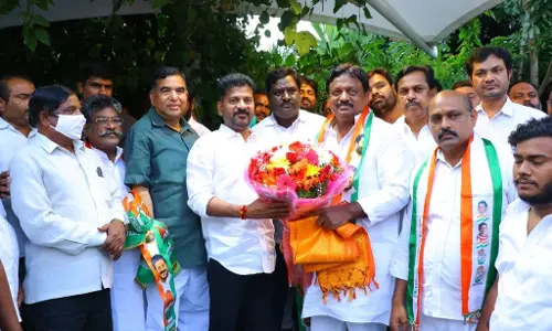 മുതിര്‍ന്ന ബി.ജെ.പി നേതാവ് ഹന്‍മന്ത് റെഡ്ഢി കോണ്‍ഗ്രസില്‍ ചേര്‍ന്നു