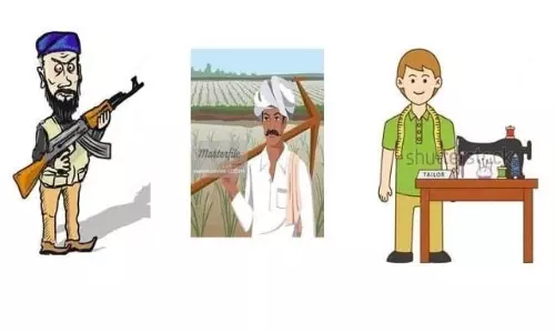 തൊപ്പിയും താടിയും വെച്ചയാളെ തീവ്രവാദിയാക്കി ചിത്രീകരിച്ച് ഒമാനിലെ സീബ് ഇന്ത്യൻ സ്കൂളിലെ ചോദ്യപേപ്പർ