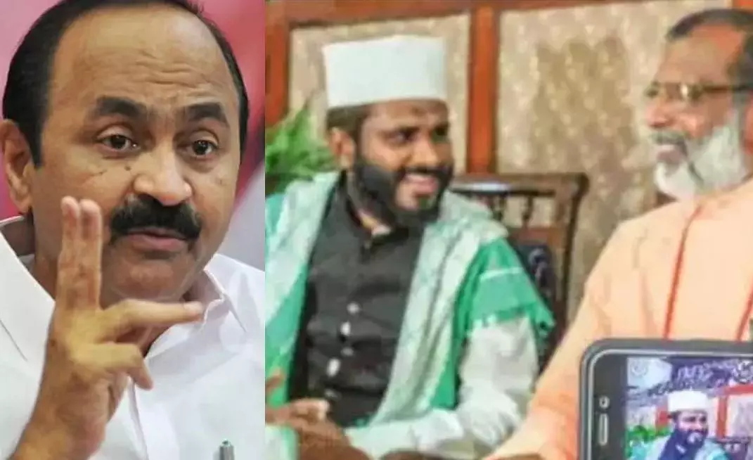 ഈ ഒത്തുചേരലിന് ആയിരം വാക്കുകളേക്കാള് ശക്തി; താഴത്തങ്ങാടി ഇമാമിന്റെയും സി.എസ്.ഐ ബിഷപ്പിന്റെയും ചിത്രം പങ്കുവെച്ച് വി.ഡി സതീശന് ഈ ഒത്തുചേരലിന് ആയിരം വാക്കുകളേക്കാള് ശക്തി; താഴത്തങ്ങാടി ഇമാമിന്റെയും സി.എസ്.ഐ ബിഷപ്പിന്റെയും ചിത്രം പങ്കുവെച്ച് വി.ഡി സതീശന്