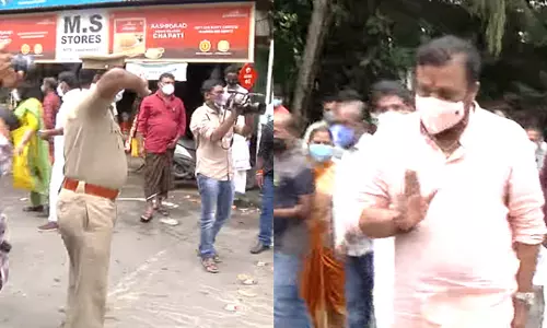 ട്രോളിയതാണോ? എംപിക്ക് സംശയം സല്യൂട്ട് ചെയ്ത പോലിസുകാരനെ അടുത്ത് വിളിച്ച് സുരേഷ് ഗോപി