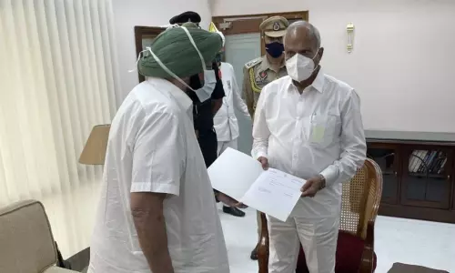 പഞ്ചാബ് മുഖ്യമന്ത്രി അമരീന്ദർ സിങ് രാജിവച്ചു