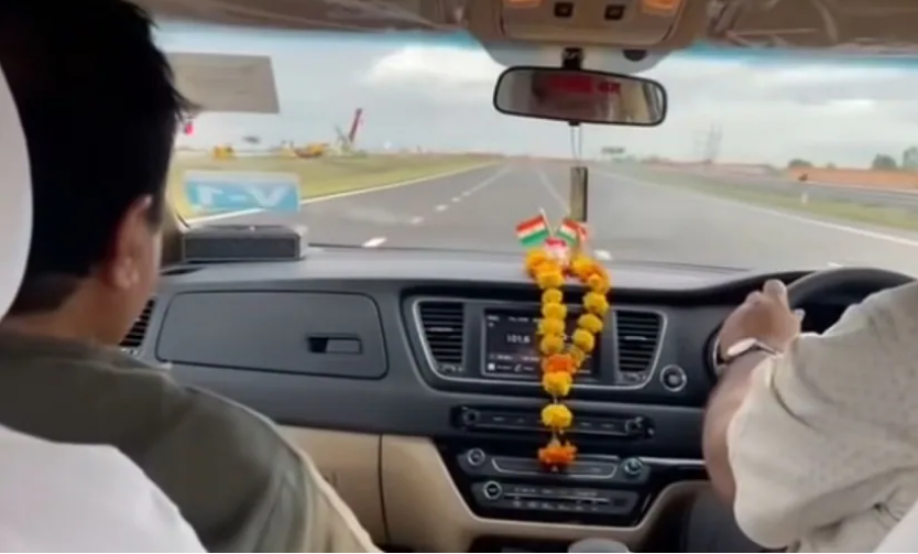 ഡല്‍ഹി-മുംബൈ എക്‌സ്പ്രസ് വേയില്‍ 170 കിലോമീറ്റര്‍ വേഗത്തില്‍ പാഞ്ഞ് മന്ത്രി നിതിന്‍ ഗഡ്കരി