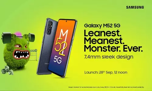 സാംസങ് ഗാലക്സി എം 52 സെപ്തംബർ 28ന് ഇന്ത്യയില്‍ അവതരിപ്പിക്കും