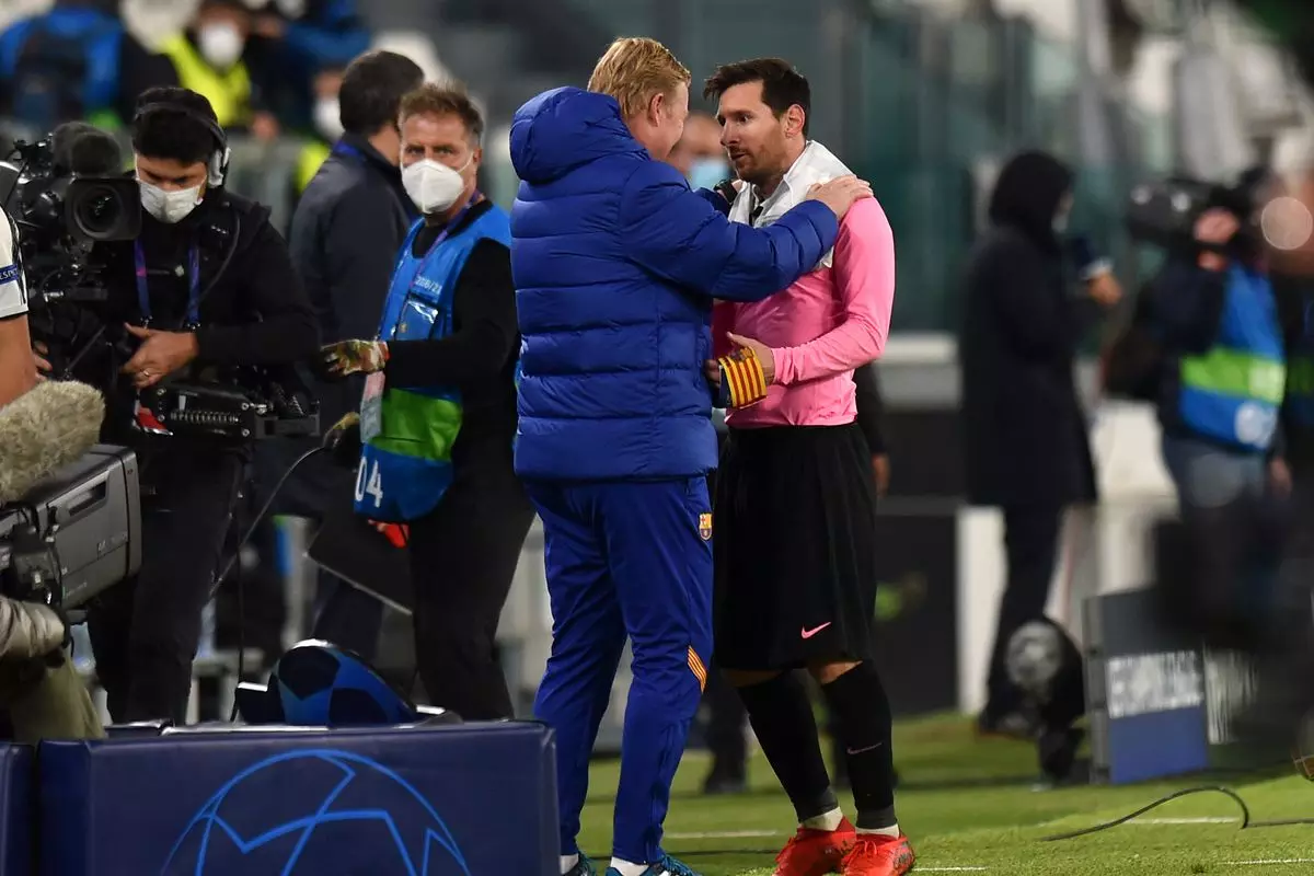 മെസി ആയിരുന്നു ബാര്സയുടെ പ്രശ്നങ്ങളെല്ലാം മറച്ചിരുന്നത്, ക്ലബ് പ്രതിസന്ധിയിലാണ്: കൂമാന് മെസി ആയിരുന്നു ബാര്സയുടെ പ്രശ്നങ്ങളെല്ലാം മറച്ചിരുന്നത്, ക്ലബ് പ്രതിസന്ധിയിലാണ്: കൂമാന്