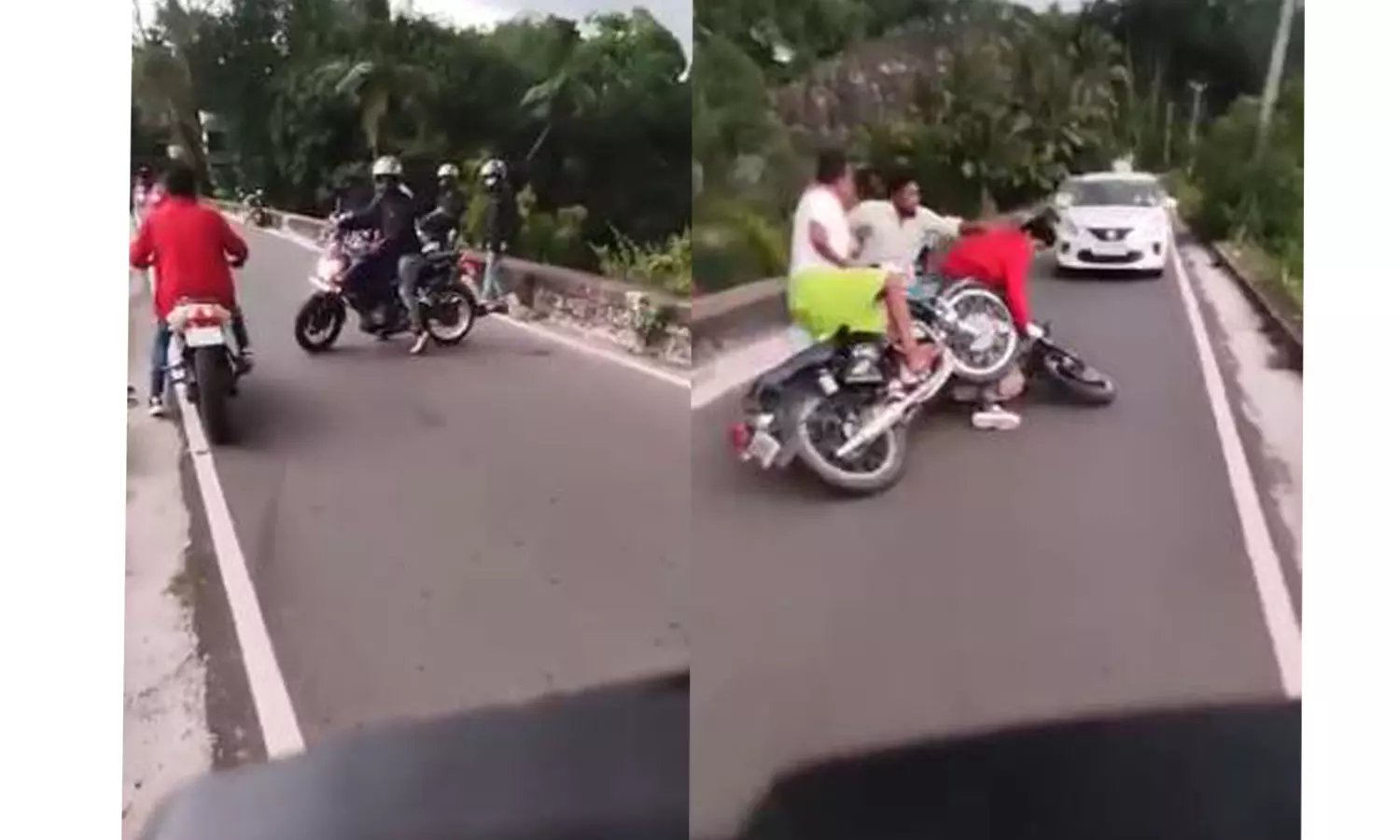 നെയ്യാർ ഡാമിൽ ബൈക്ക് സ്റ്റണ്ട്: യുവാക്കളെ മർദ്ദിച്ച രണ്ടുപേർക്കെതിരെ കേസ് നെയ്യാർ ഡാമിൽ ബൈക്ക് സ്റ്റണ്ട്: യുവാക്കളെ മർദ്ദിച്ച രണ്ടുപേർക്കെതിരെ കേസ്