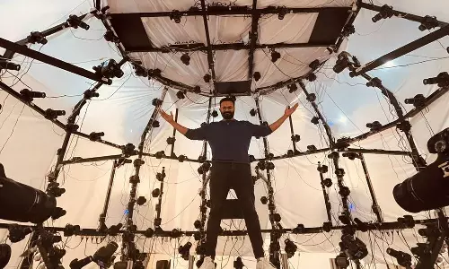 ചുറ്റും നിരവധി ക്യാമറകളാൽ ബന്ധിക്കപ്പെട്ട് ജയസൂര്യ- കത്തനാറിന്റെ പ്രീ പ്രൊഡക്ഷൻ ജോലികൾ ആരംഭിച്ചു