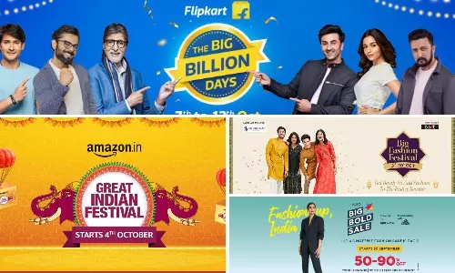 ഉത്സവകാല ഷോപ്പിംഗ് പൊടിപൊടിക്കാം; വമ്പൻ ഓഫറുകളുമായി ഇ കൊമേഴ്സ് കമ്പനികൾ