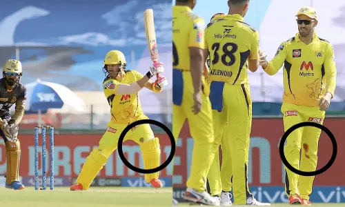 ചോരയൊലിക്കുന്ന കാലുമായി മൈതാനത്ത്; ഡുപ്ലെസിസിന് ആരാധകരുടെ കയ്യടി